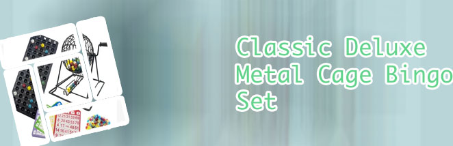 Deluxe metal bingo set