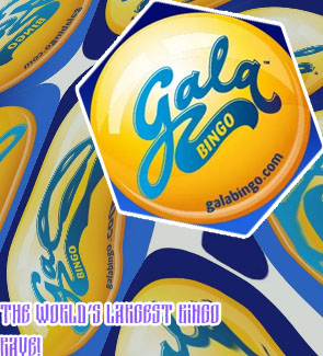 Gala bingo sign in