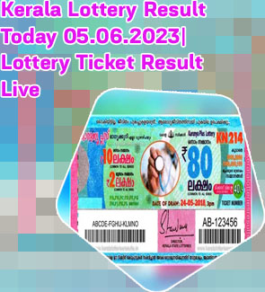 Kerala state lottery results today live