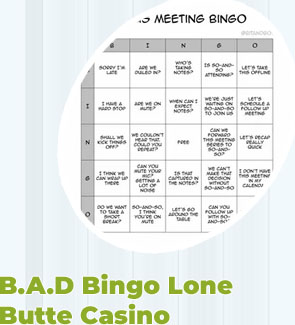 Lone butte bingo schedule
