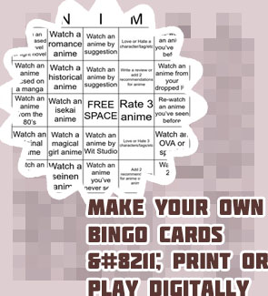 Make online bingo cards