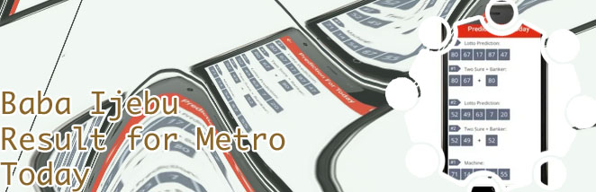 Metro lotto prediction for today