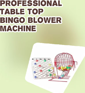 Professional bingo ball machine